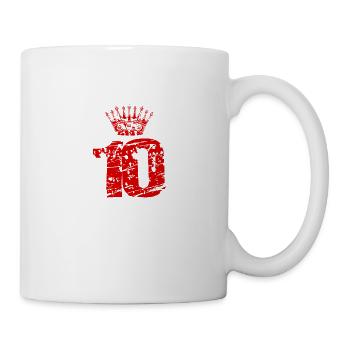 10 Zahl Krone - Tasse - Weiß - Rechts