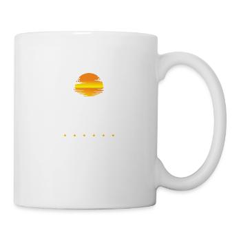 Goldstrand Modus - Tasse - Weiß - Rechts