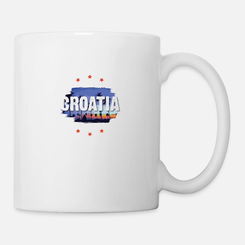Croatia - Tasse - Weiß
