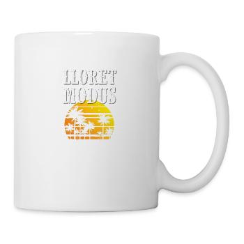 Lloret De Mar Modus - Tasse - Weiß - Rechts