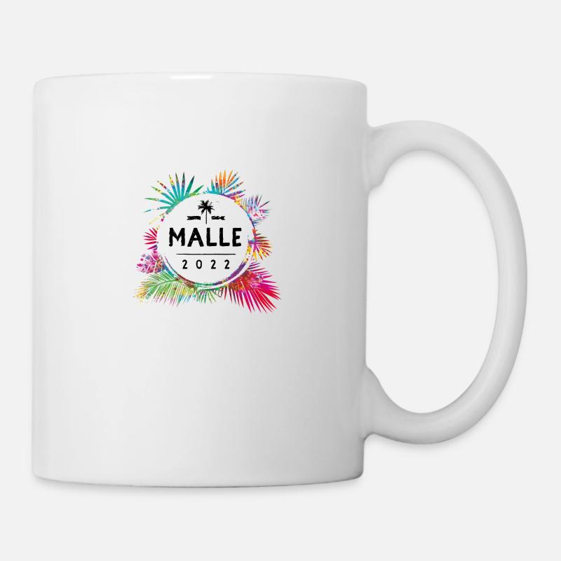 Malle 2022 Bunt - Tasse - Weiß