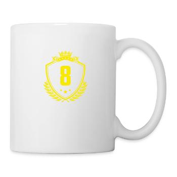 8 Nombre d’armoiries - Mug blanc - blanc - Droite