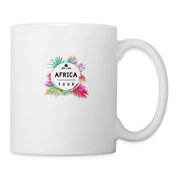 Afrika Tour Bunt - Tasse - Weiß - Rechts