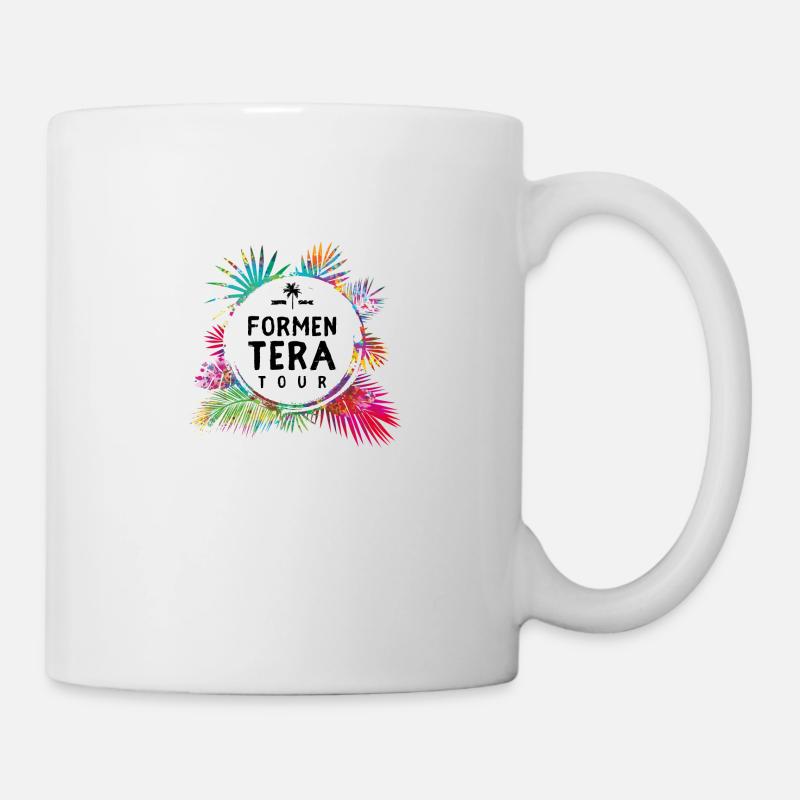 Formentera Tour Bunt - Tasse - Weiß