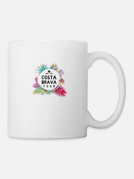Costa Brava Tour Coloré - Mug blanc - blanc