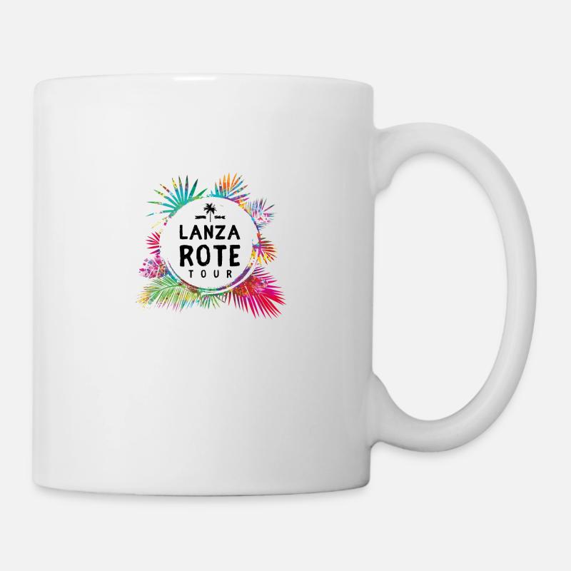 Lanzarote Tour Coloré - Mug blanc - blanc
