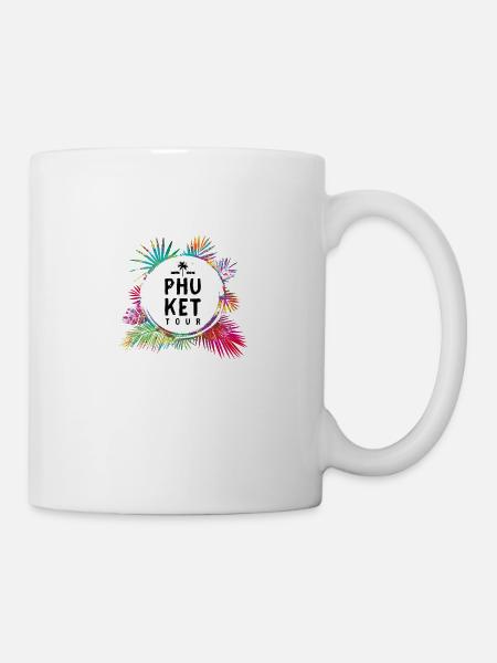 Phuket Tour Bunt - Tasse - Weiß