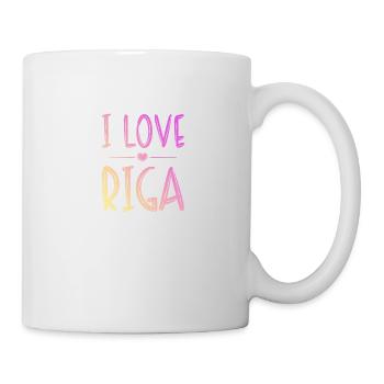 I Love Riga - Mug - white - Right