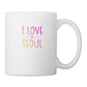 J’aime Séoul - Mug blanc - blanc - Droite