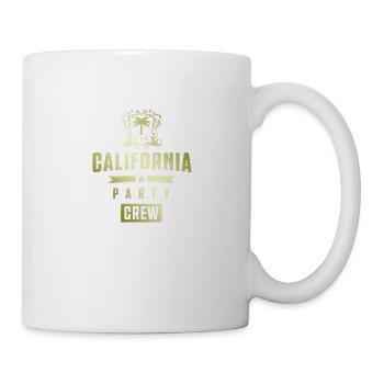 Équipage de fête en Californie - Mug blanc - blanc - Droite