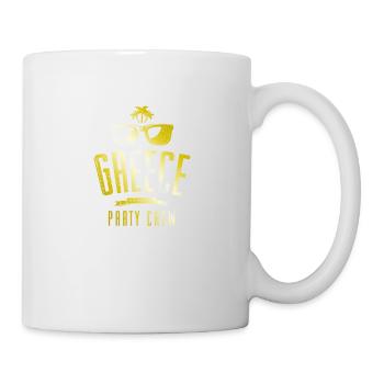 Équipage de la fête de grèce - Mug blanc - blanc - Droite