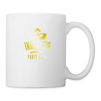 Équipage de fête en Indonésie - Mug blanc - blanc - Droite