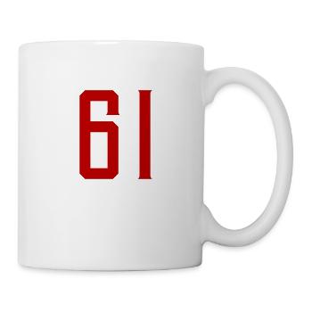 Symbole numérique 61 - Mug blanc - blanc - Droite