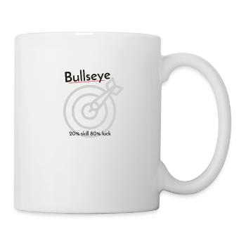 Bullseye Dart 80% Luck - Mug - white - Right