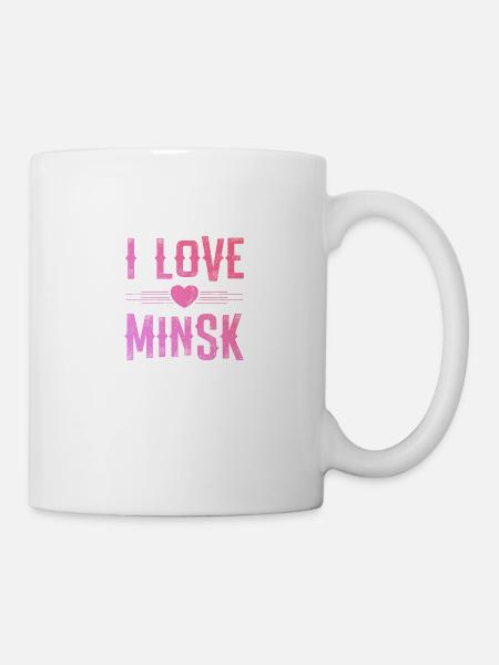 I Love Minsk - Tasse - Weiß