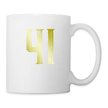41 Symbole numérique - Mug blanc - blanc - Droite