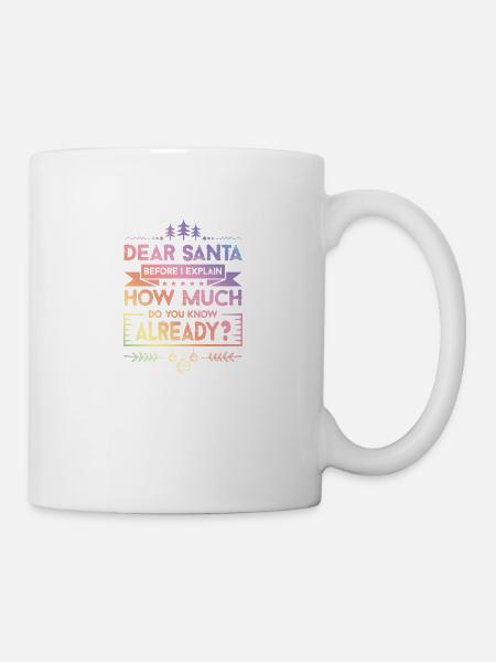 Weihnachten Spruch - Tasse - Weiß