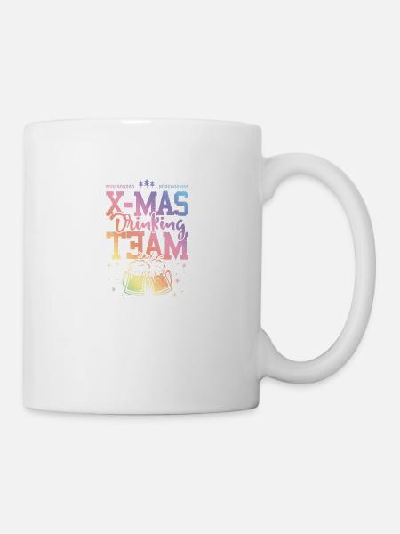 X-mas Drinking Team - Tasse - Weiß