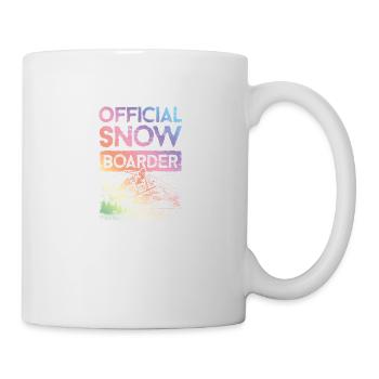 Official Snowboarder - Tasse - Weiß - Rechts