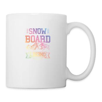 Snowboard Legend - Tasse - Weiß - Rechts