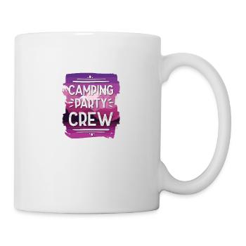 Équipe de fête de camping - Mug blanc - blanc - Droite