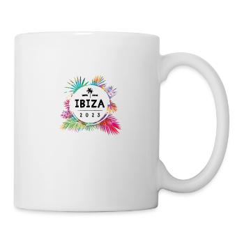 Ibiza 2023 Bunt - Tasse - Weiß - Rechts