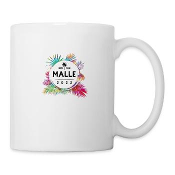 Malle 2023 Bunt - Tasse - Weiß - Rechts