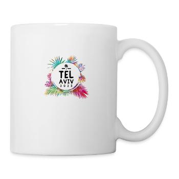 Tel Aviv 2023 coloré - Mug blanc - blanc - Droite
