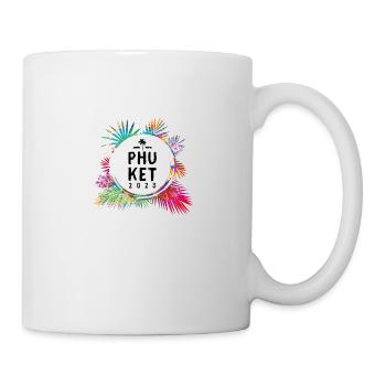 Phuket 2023 Bunt - Tasse - Weiß - Rechts