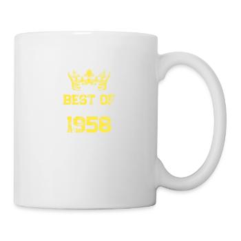 1958 best of birthday - Mug - white - Right