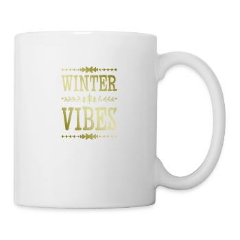 Winter Vibes - Tasse - Weiß - Rechts