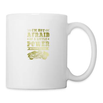 Puissance de la moto - Mug blanc - blanc - Droite