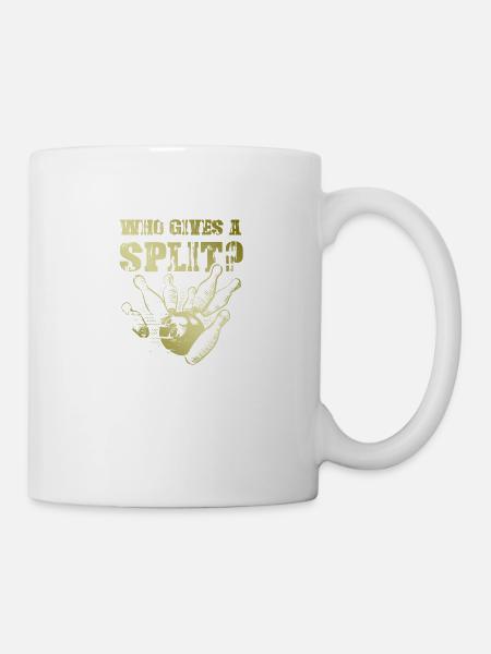 Bowling Split - Tasse - Weiß