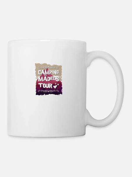 Camping Mädels Tour - Tasse - Weiß