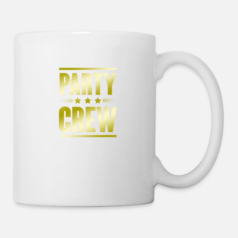 Party Crew - Tasse - Weiß