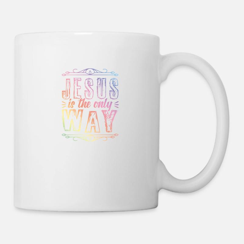 Jésus est le Chemin - Mug blanc - blanc