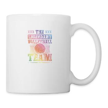 Équipe de volleyball - Mug blanc - blanc - Droite