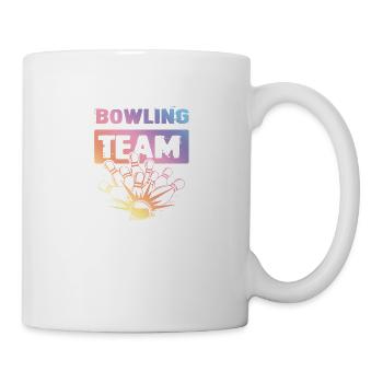 Bowling Team - Tasse - Weiß - Rechts