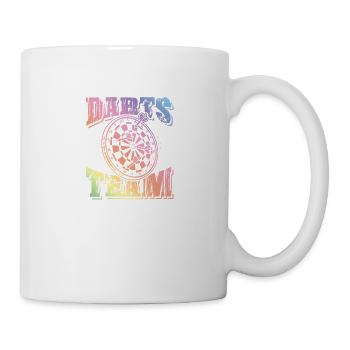 darts team - Tasse - Weiß - Rechts