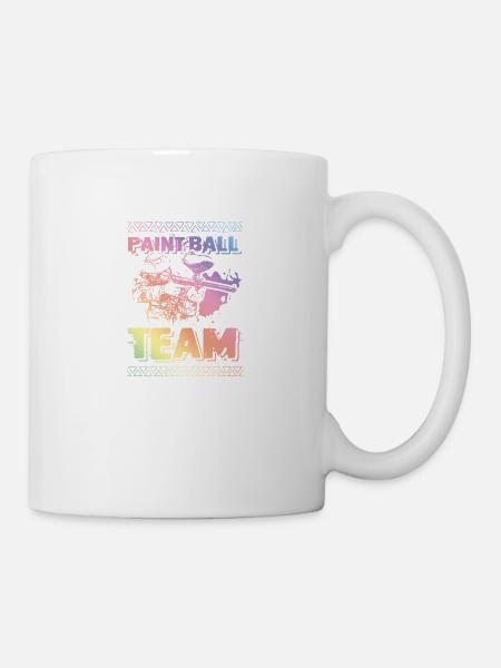 Paintball Team - Tasse - Weiß