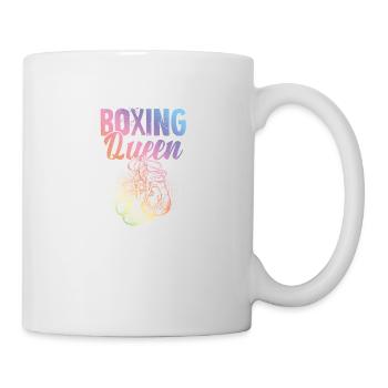 Boxing Queen - Tasse - Weiß - Rechts