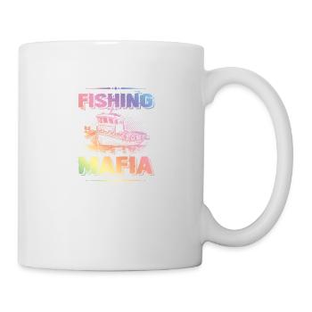 Mafia de la pêche - Mug blanc - blanc - Droite