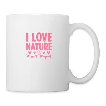 I love nature - Mug - white - Right