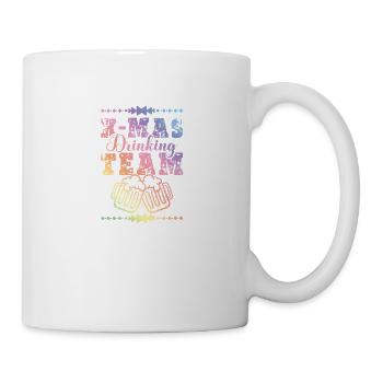 X-mas Drinking Team - Tasse - Weiß - Rechts