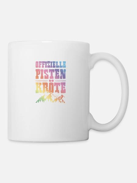 Ofizielle Pisten Kröte - Tasse - Weiß