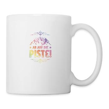 ab auf die piste - Tasse - Weiß - Rechts