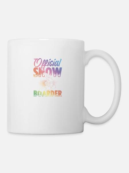 Official Snowboarder - Tasse - Weiß