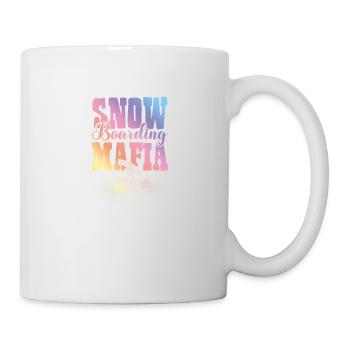 Snowboarding Mafia - Tasse - Weiß - Rechts