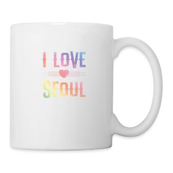 J’aime Séoul - Mug blanc - blanc - Droite