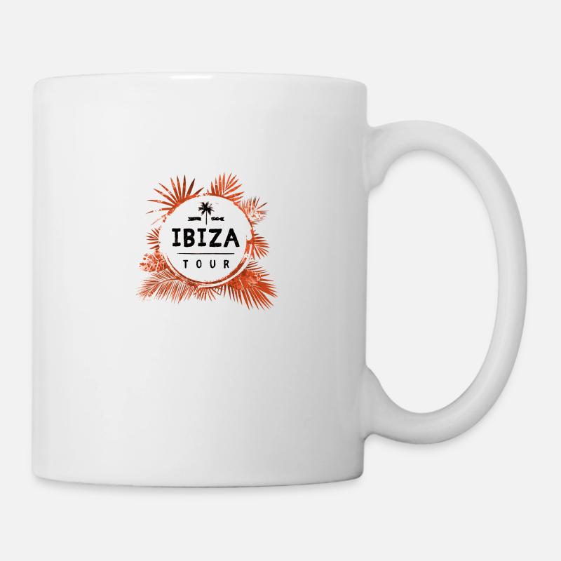 Ibiza Tour coloré - Mug blanc - blanc